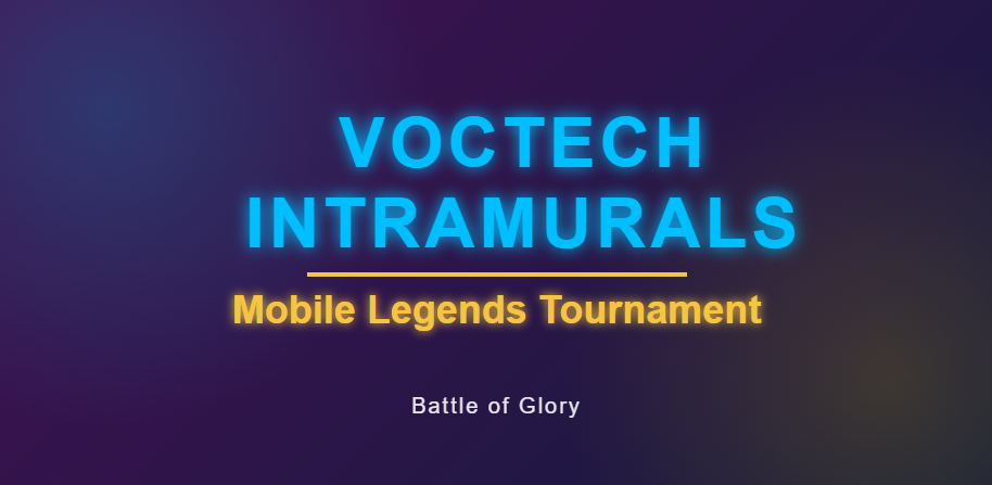 Mobile Legends: Bang Bang Intramurals Tournament 2026
