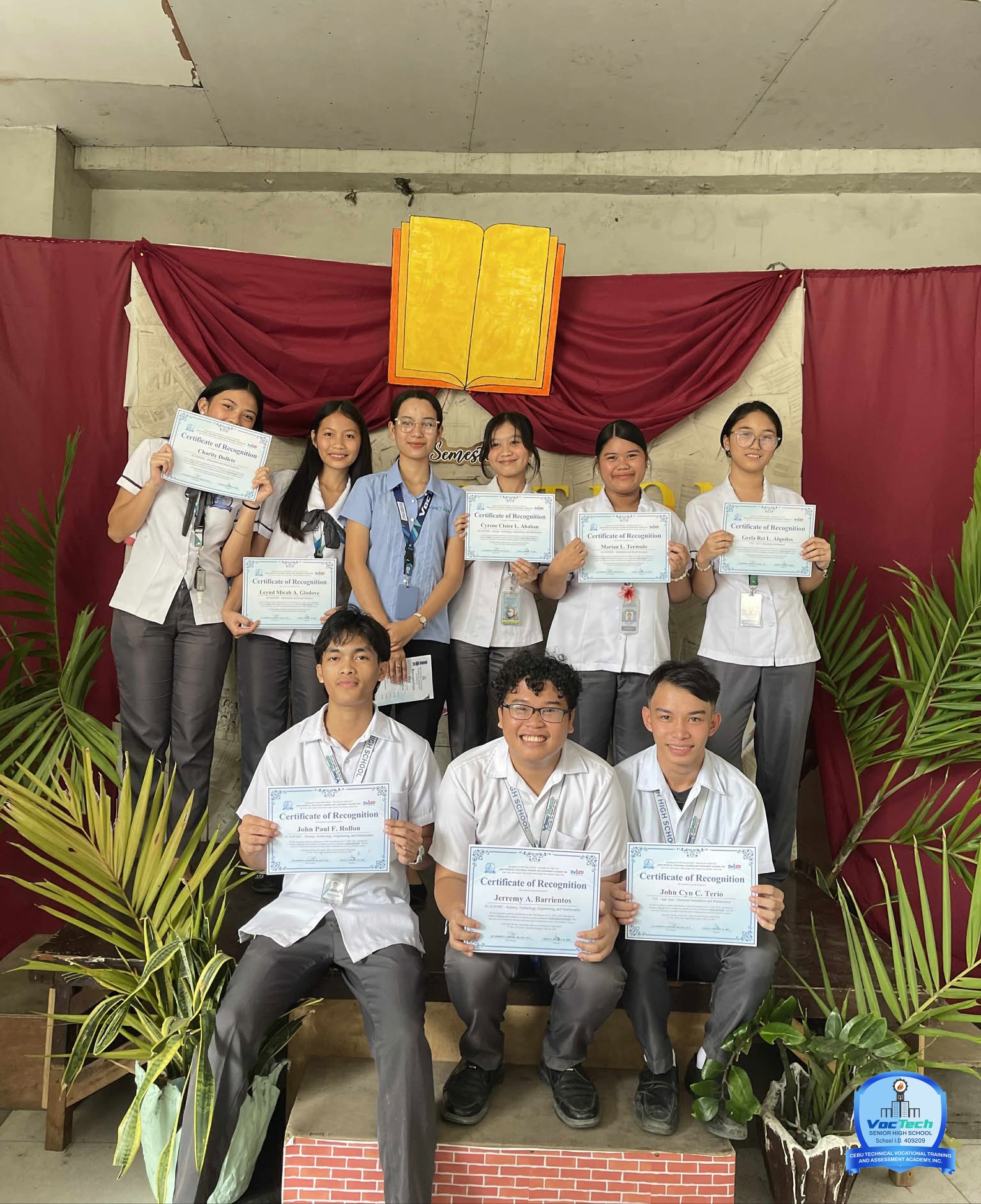 𝐑𝐞𝐜𝐨𝐠𝐧𝐢𝐭𝐢𝐨𝐧 𝐨𝐟 𝐇𝐨𝐧𝐨𝐫𝐬 𝐟𝐨𝐫 𝟏𝐬𝐭 𝐒𝐞𝐦𝐞𝐬𝐭𝐞𝐫 (𝐒.𝐘. 𝟐𝟎𝟐𝟓–𝟐𝟎𝟐𝟔)